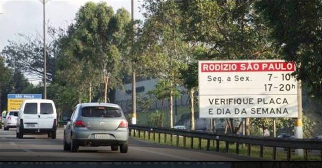 Prefeitura Rodízio faixas reversíveis