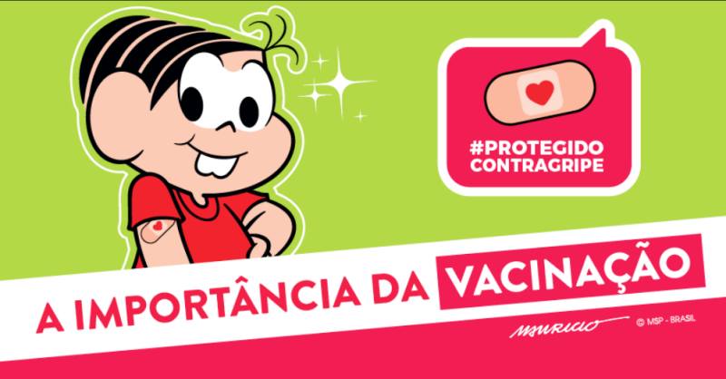 Turma da Mônica e Butantan lançam campanha de vacinação contra a gripe com  distribuição de gibis nas escolas de SP, São Paulo