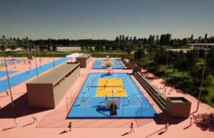 Parque Campo de Marte ganha novo projeto com piscina de ondas, skate park, centro de tenis, escalada, BMX e Museu do Surfe parque campo marte zona norte projeto