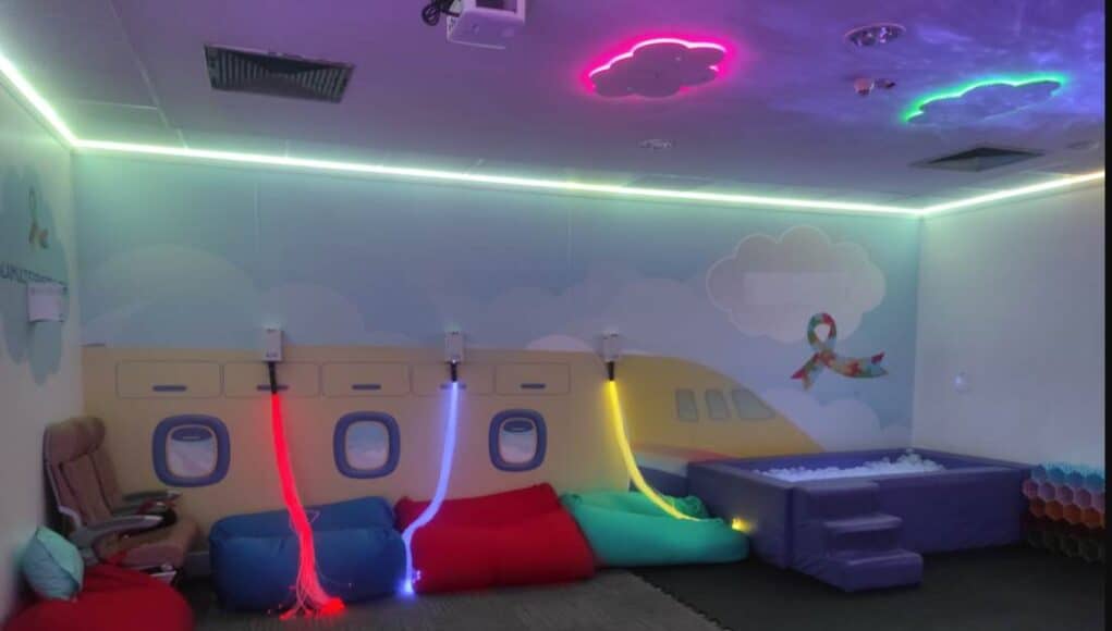 sala multissensorial Aeroporto Congonhas