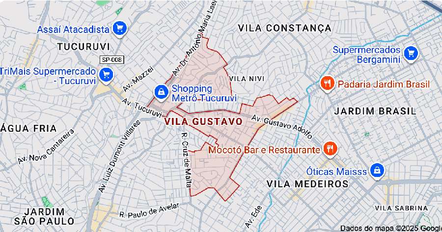 Vila Gustavo Zona Norte