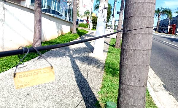 Fios fibras ópticas