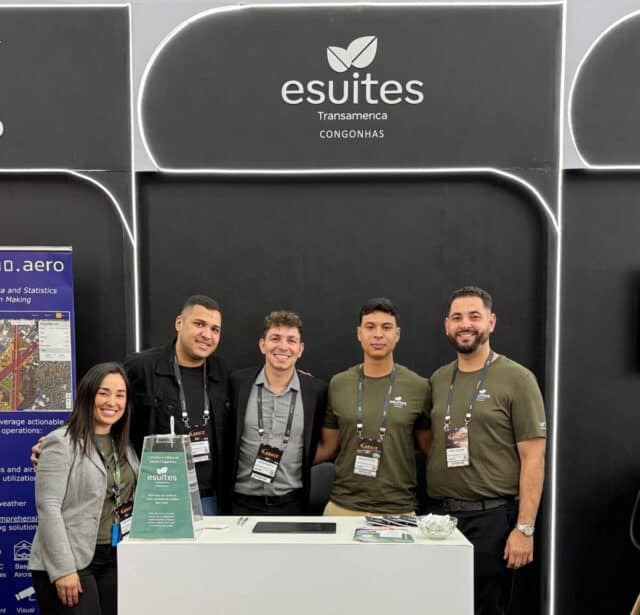 Bruno Brandão, gerente de vendas e equipe