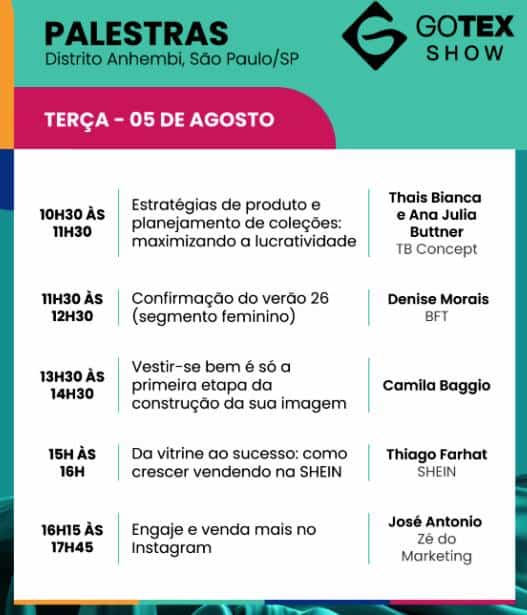 Gotex Show Moda Negócios