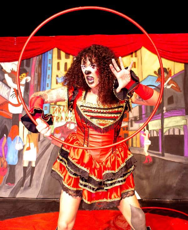 Espetáculo Târantula Transita humor