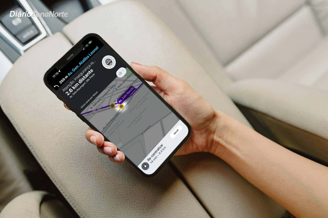 alerta ladrão Waze Zona Norte
