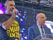 Tom Maior anuncia enredo sobre o pão para o Carnaval 2027 durante Jantar do Panificador Tom Maior Jantar Panificador