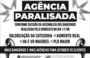 Greve dos bancários acontece nesta 5ª feira. Veja como ficam agências e pagamentos Greve Bancários pagamentos